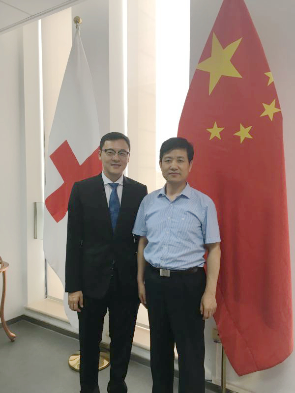 岳屾山律师走访我所法律顾问单位北京市红十字